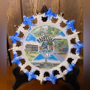 Nashville Tennessee 8” Collector Plate Music City Gift